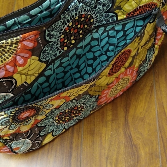 Vera Bradley "Flower Shower" Shoulder Bag - Picture 10 of 10